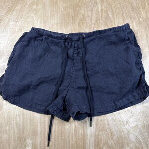 James Perse Navy linen Shorts